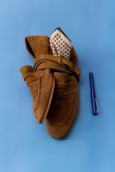 SUEDE LOAFERS