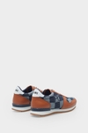 Lona PG canvas and leather sneakers