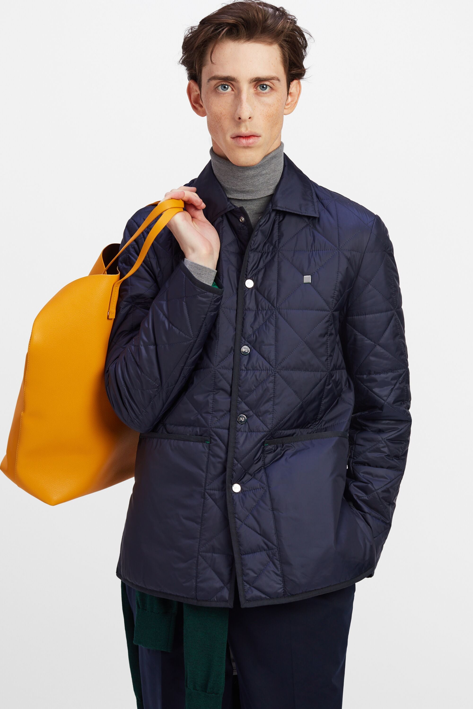Sobrecamisa nylon acolchado Origami