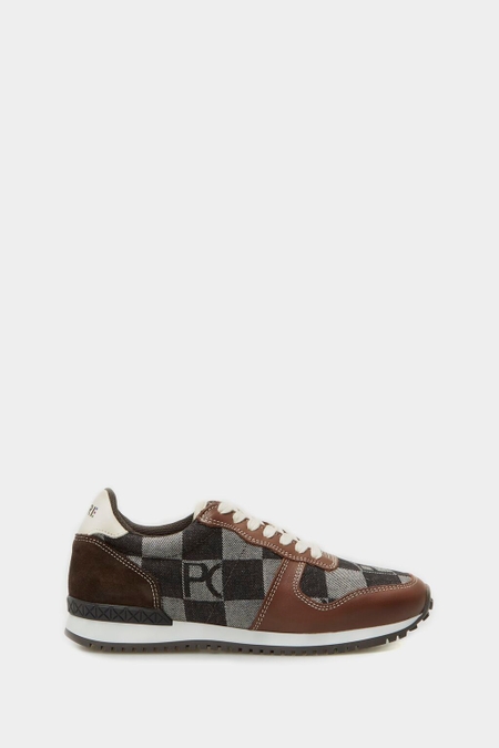 DEPORTIVA PIEL Y LONA CUBOS DENIM