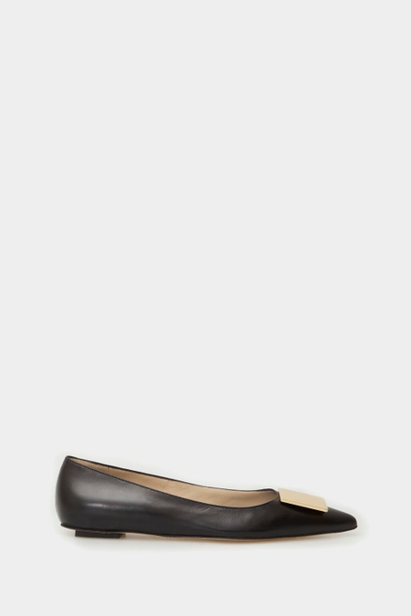 ZAPATO PLANO PIEL CUBO