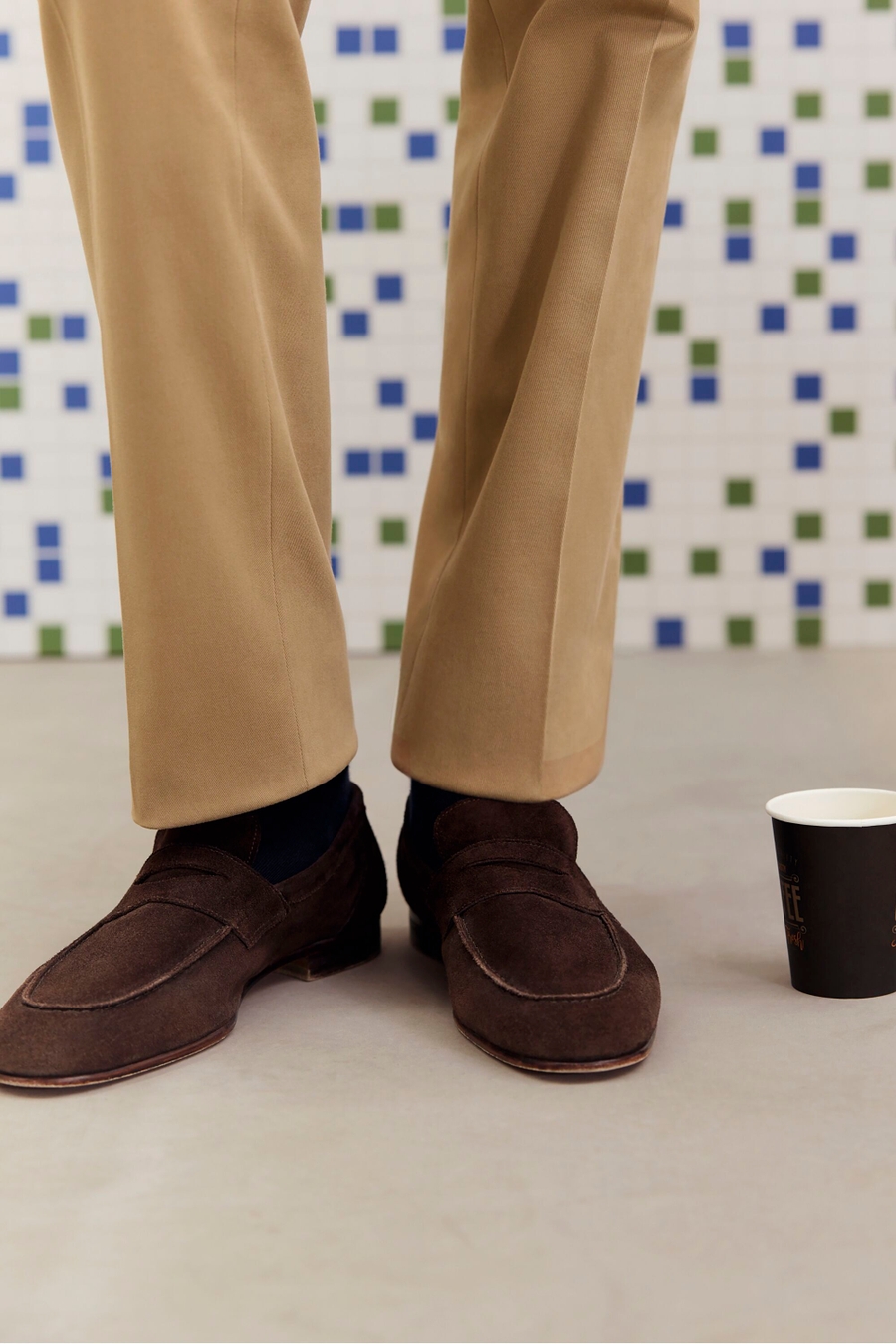 SUEDE LOAFERS