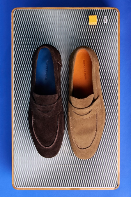 SUEDE LOAFERS