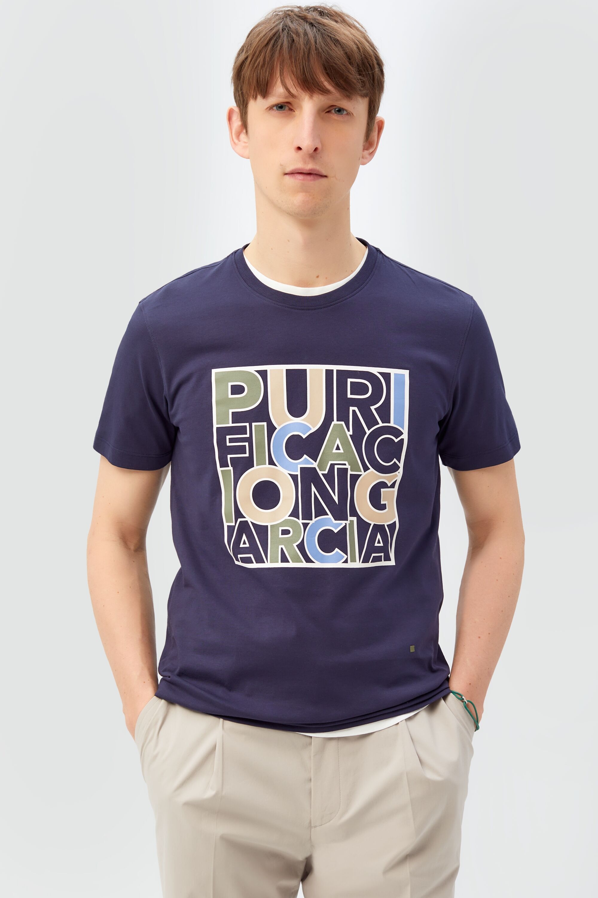 PG cube printed t-shirt