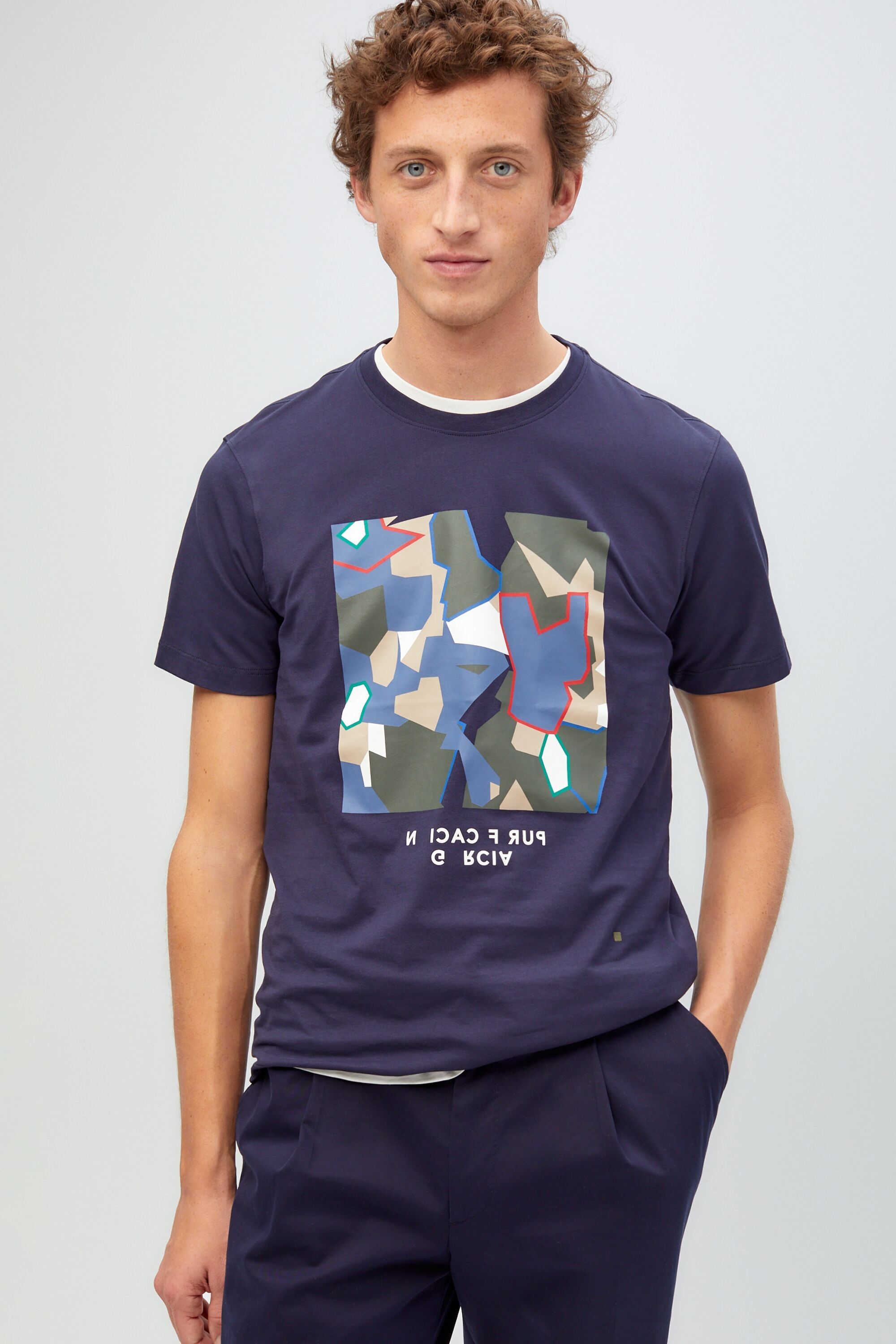 Camouflage printed t-shirt