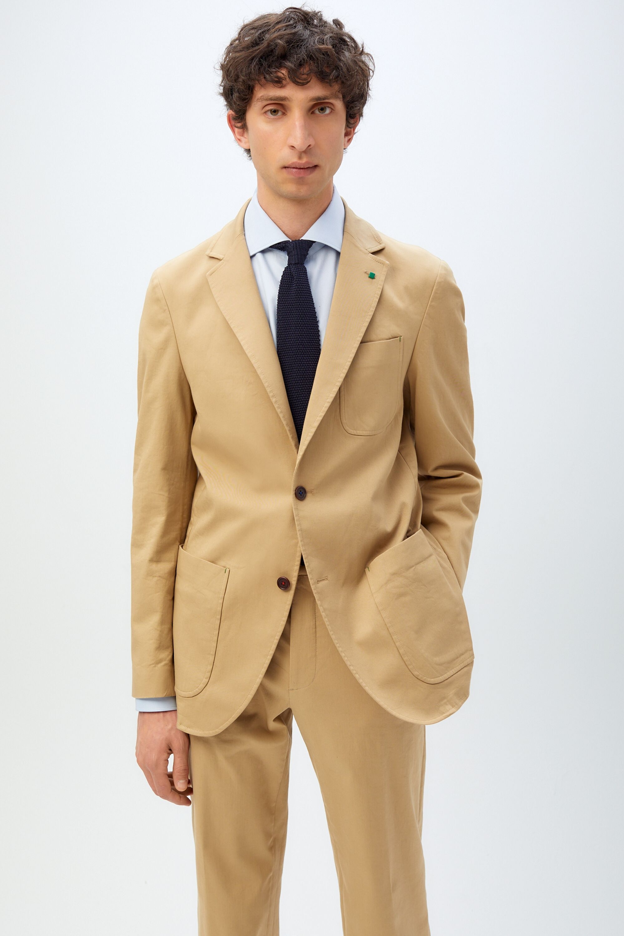 Chaqueta sarga lavada