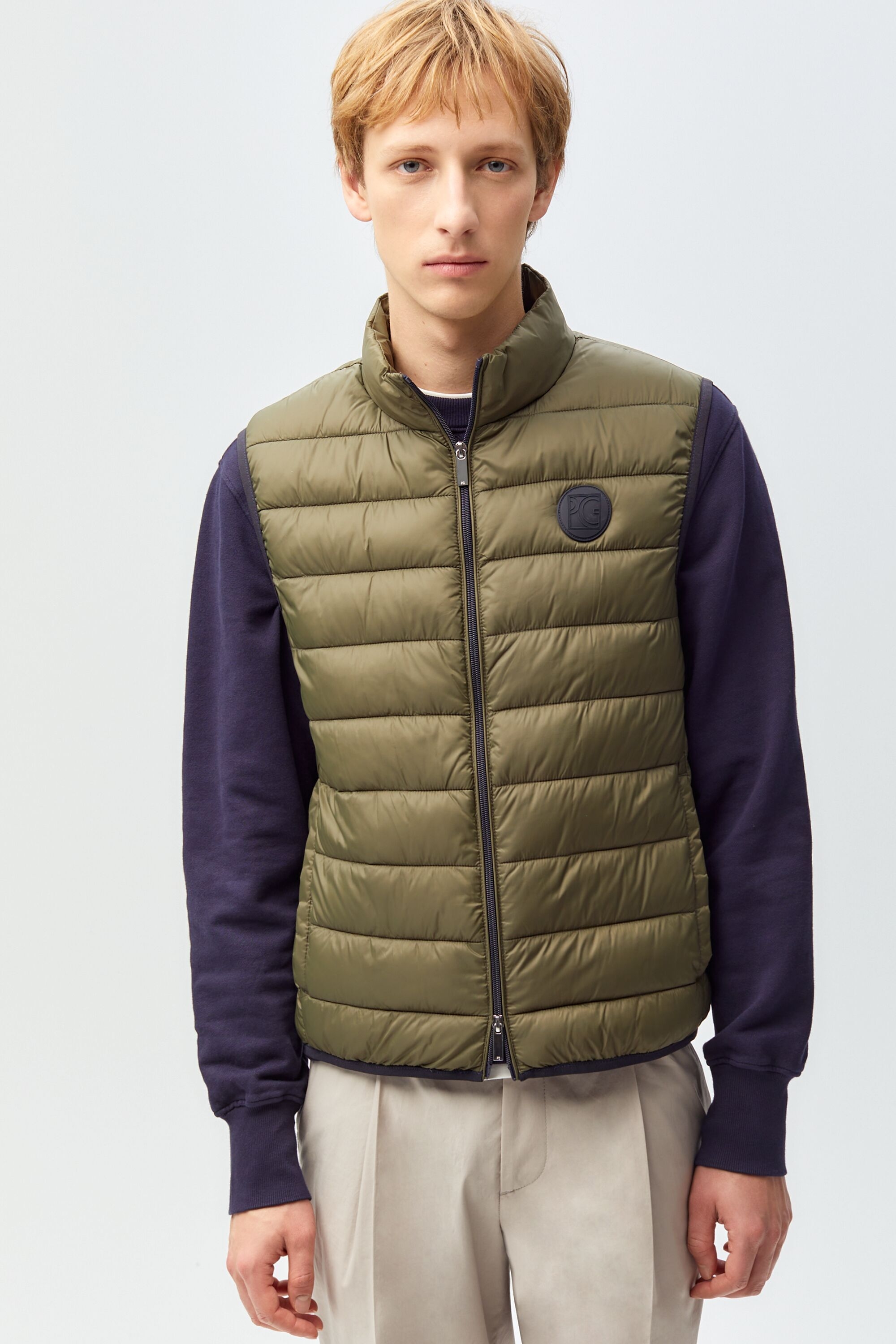 Quilted nylon gilet