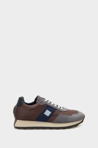 Choco PG nylon and suede sneakers