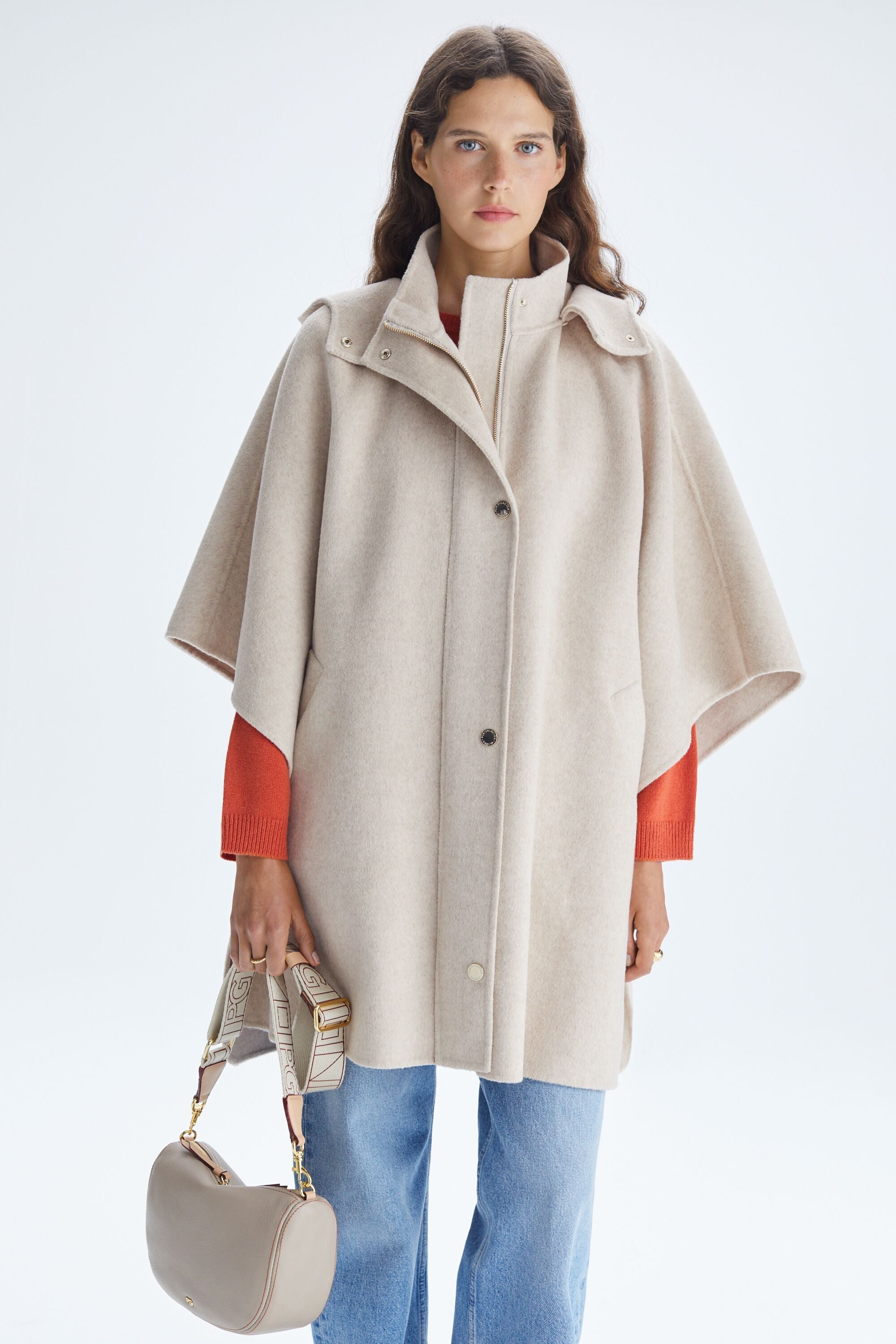 Zara Double Faced Hooded Coat