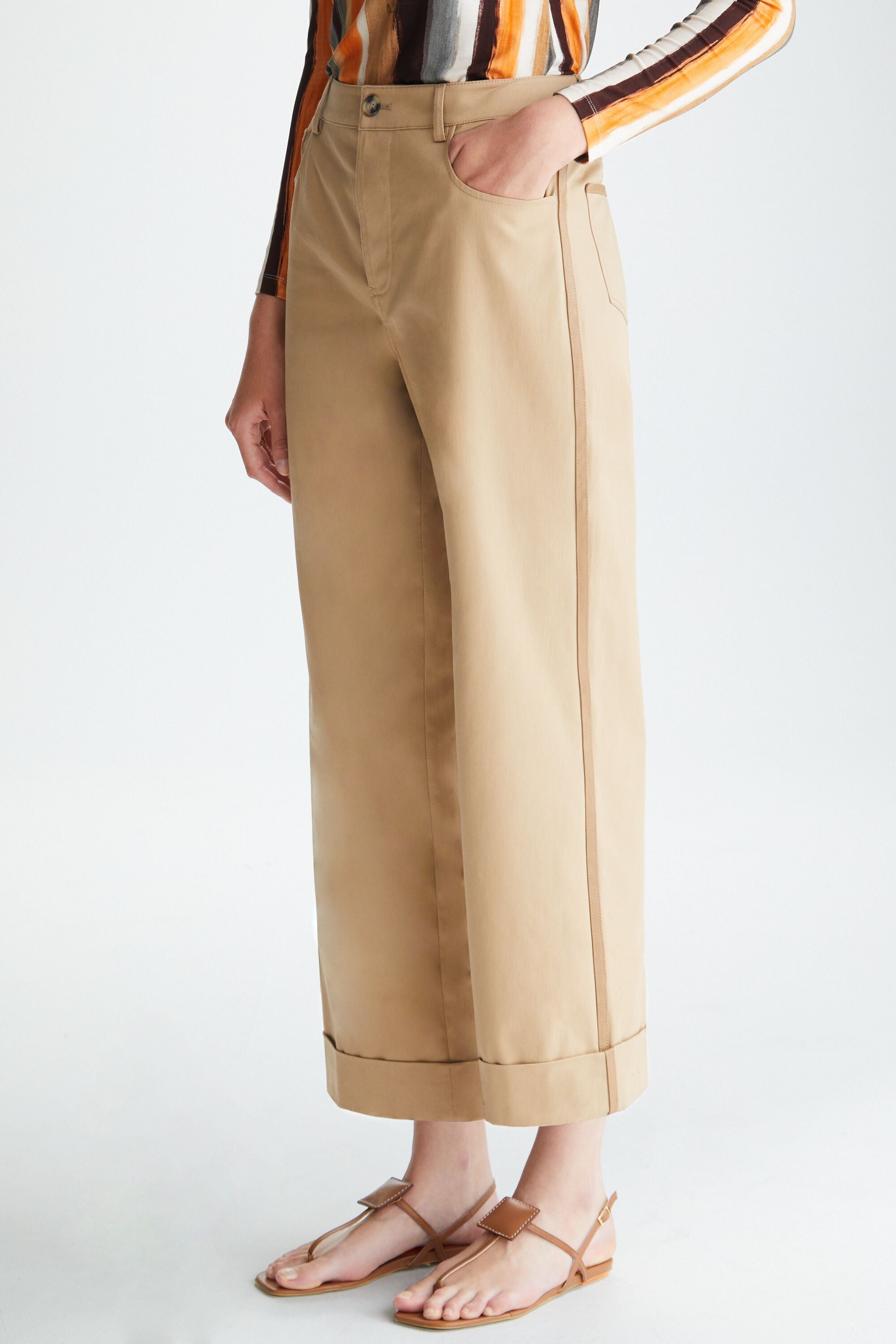 Straight culotte trousers - Woman