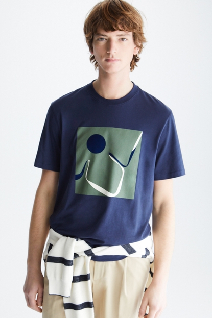 Camisetas Azules Hombre, Nueva Colección Online