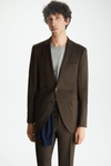 Tropical wool classic fit suit jacket