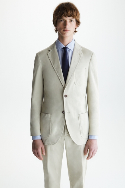 TWILL RELAXED FIT SUIT JACKET