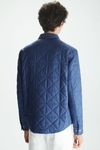 Origami quilted technical overshirt
