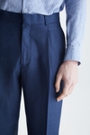 LINEN RELAXED FIT SUIT TROUSERS