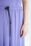 CREPE SKIRT WITH PLEATS