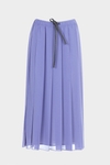 CREPE SKIRT WITH PLEATS