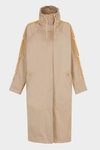 TECHNICAL COTTON OVERSIZE TRENCH COAT