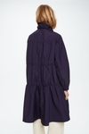 GATHERED TECHNICAL OVERSIZE TRENCH COAT