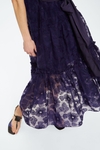 RUFFLED TULLE AND ORGANZA A-LINE DRESS