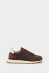 Gutenberg nylon suede sneakers