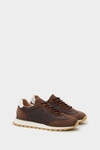 Gutenberg nylon suede sneakers