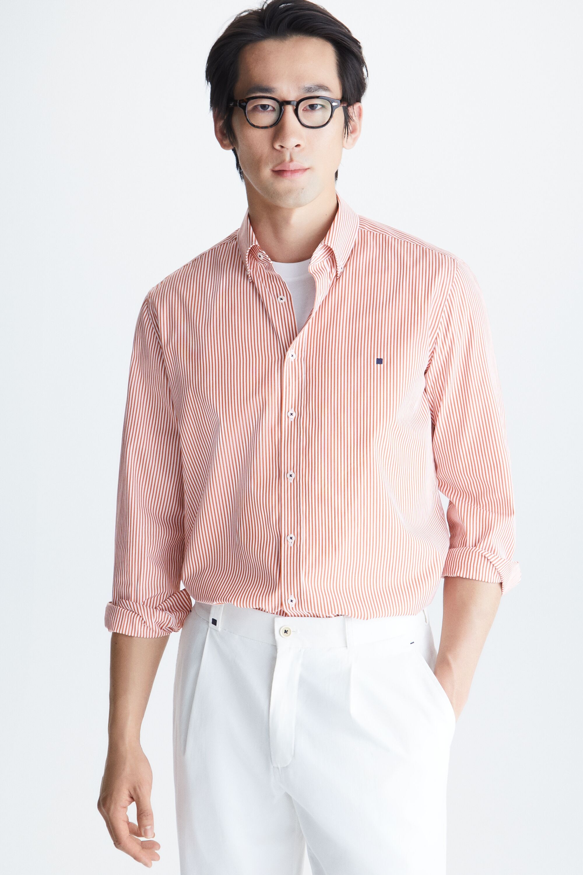 CANDY STRIPE POPLIN SHIRT