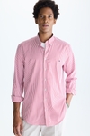 Candy stripe poplin shirt