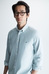 Grosgrain striped Oxford shirt