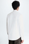 Grosgrain-trimmed poplin shirt