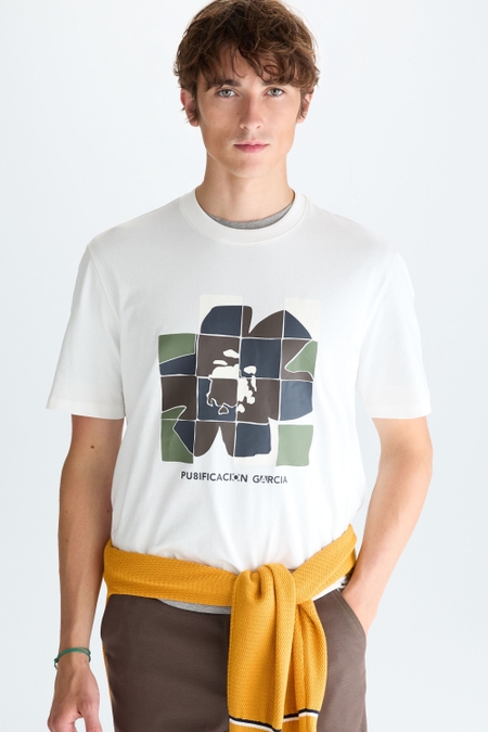 CAMISETA ESTAMPADO FLOR