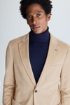 Cotton corduroy relaxed fit suit jacket