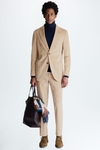 Cotton corduroy relaxed fit suit jacket