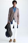 Prince of Wales check cotton relaxed fit blazer