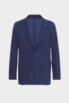 Twill relaxed fit suit jacket