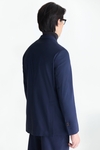 Technical nylon relaxed fit suit jacket