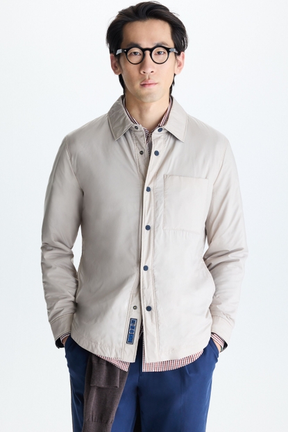 PG Tape quilted nylon overshirt