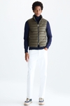 Quilted technical nylon gilet