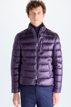 Down-quilted technical nylon jacket