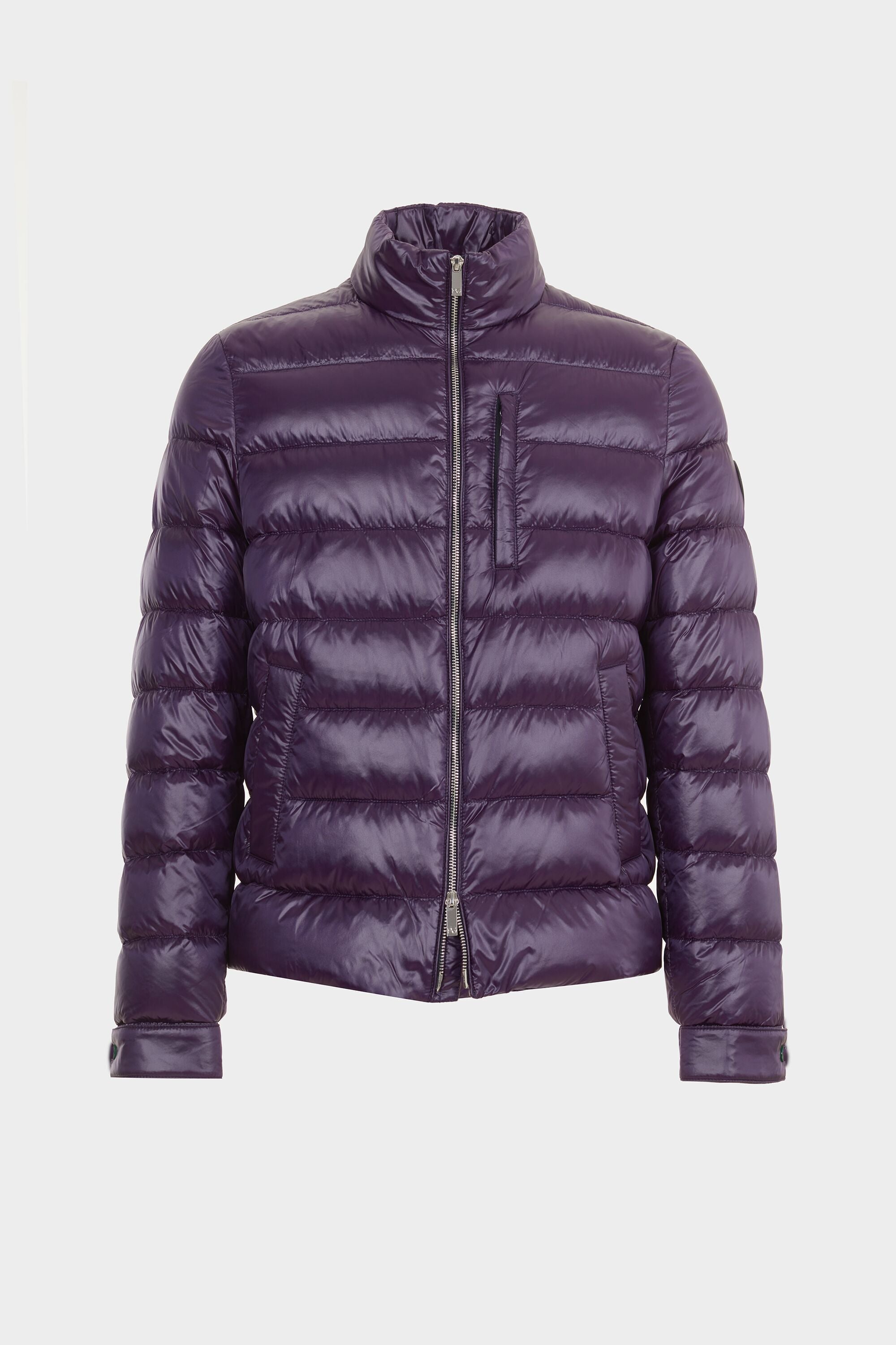 Online ADD Down Purple Quilted Puffer Nylon Down Filled Jacket Size 4