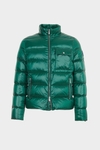 Down-quilted technical nylon jacket