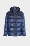 Down-quilted technical nylon jacket