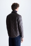 Origami quilted technical nylon overshirt