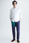 Cotton twill regular fit chino trousers