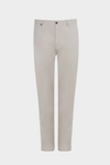 Cotton twill regular fit chino trousers