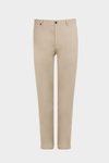 Cotton twill regular fit chino trousers