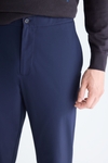 Technical nylon relaxed fit suit trousers