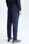 Technical nylon relaxed fit suit trousers