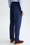 Twill classic fit suit trousers