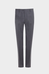 Wool flannel classic fit trousers